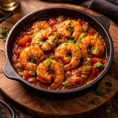 Image of Saucy Creole Shrimp for One