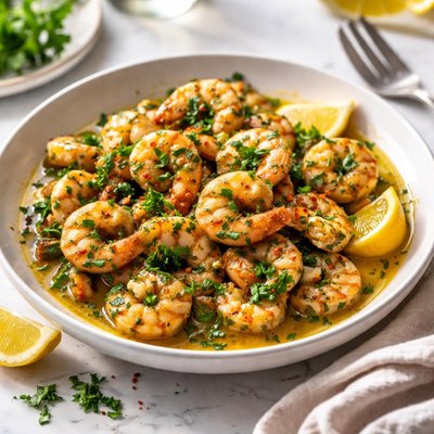 Image of Saucy Herbed Shrimp