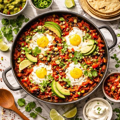 Image of Saucy Mexican Eggs