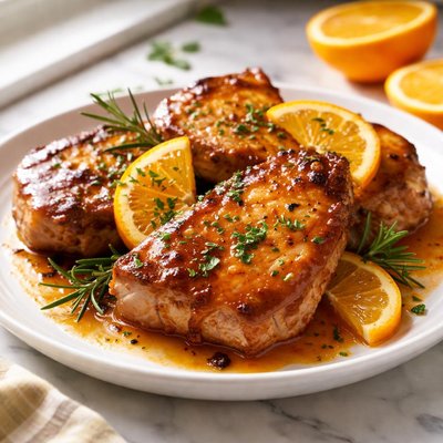Image of Saucy Orange Pork Chops