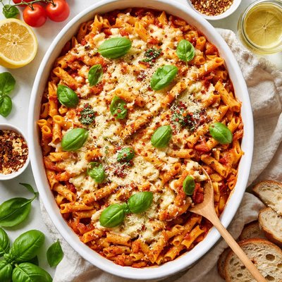 Image of Saucy Penne and Three Cheese Bake