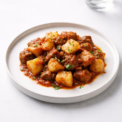 Image of Saucy Potatoes with Chicken or Pork