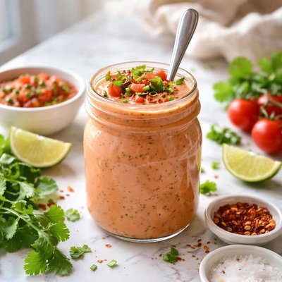 Image of Saucy Salsa Salad Dressing