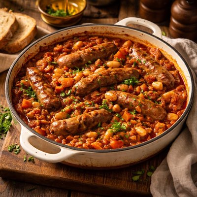 Image of Saucy Sausage Casserole