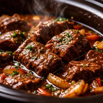 Image of Saucy Slowcooker Steak