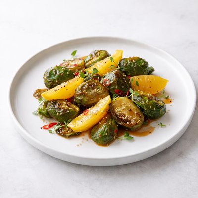 Image of Saucy Sprouts and Oranges