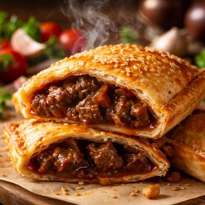 Image of Saucy Steak Pocket Pies A1