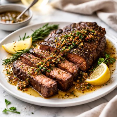 Image of Saucy Strip Steak