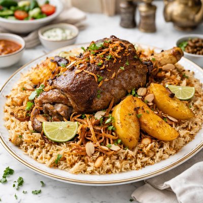 Image of Saudi Rice with Lamb and Potato