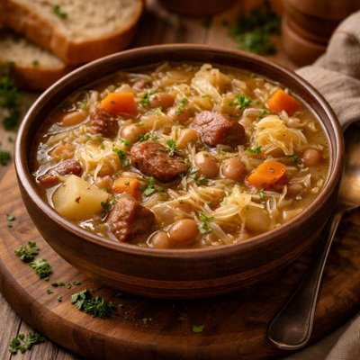 Image of Sauerkraut and Bean Soup