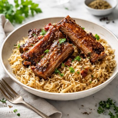 Image of Sauerkraut and Spareribs