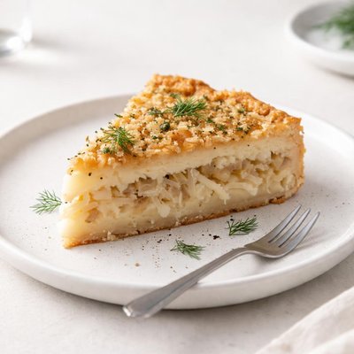 Image of Sauerkraut Pie Uses Leftover Mashed Potatoes