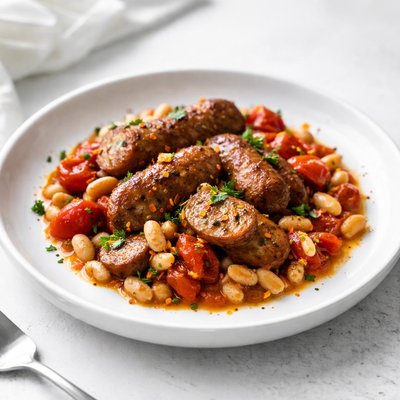 Image of Sausage and Bean Skillet