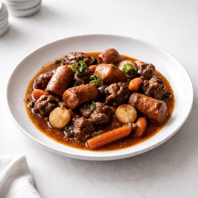 Image of Sausage and Beef Casserole