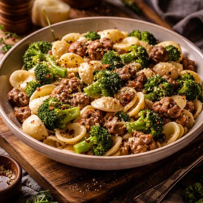Image of Sausage and Broccoli Pasta