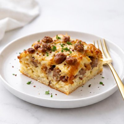 Image of Sausage and Cheese Breakfast Strata