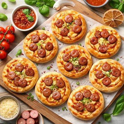 Image of Sausage and Cheese Circles