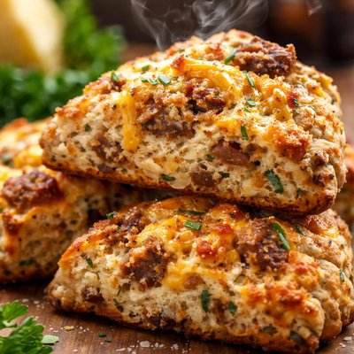 Image of Sausage and Cheese Scones for Your Freezer