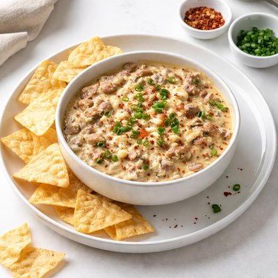 Image of Sausage and Cream Cheese Dip Aka Brads Dip