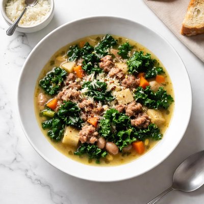Image of Sausage and Greens Soup