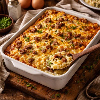 Image of Sausage and Grits Casserole