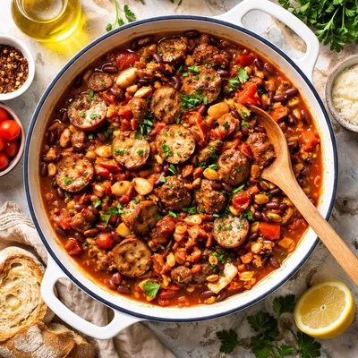 Image of Sausage Bean Casserole