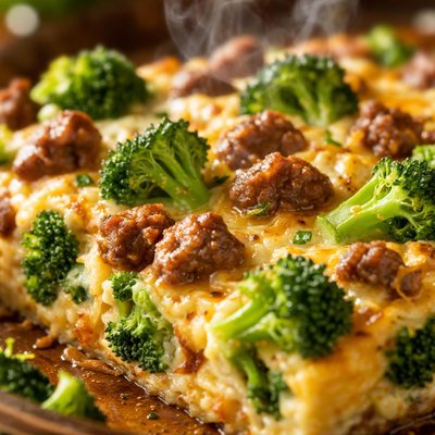 Image of Sausage Broccoli Egg Casserole