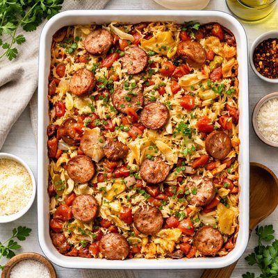 Image of Sausage Cabbage Casserole