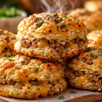 Image of Sausage Cheese Biscuits