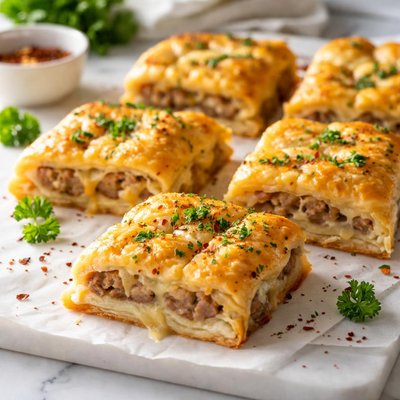 Image of Sausage Cheese Crescent Squares