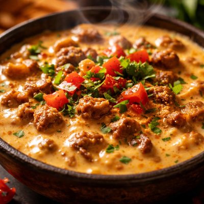 Image of Sausage Con Queso Dip