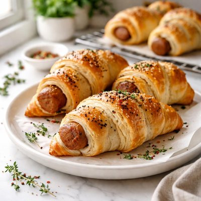 Image of Croissants de Salchicha Keto