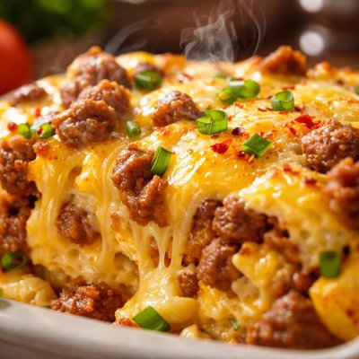 Image of Sausage Egg and Cheese Casserole