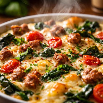 Image of Sausage Florentine Bake