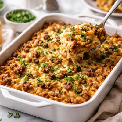 Image of Sausage Hash Brown Casserole