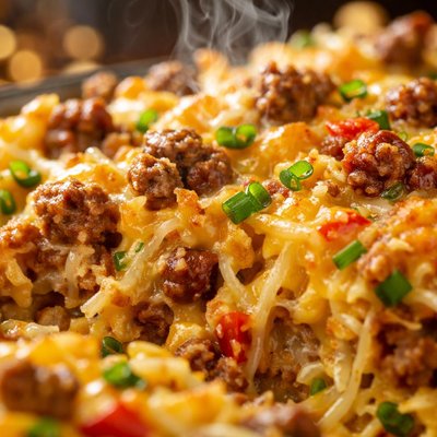 Image of Sausage Hash Browns Casserole