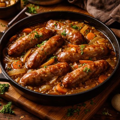 Image of Sausage in Ginger Ale