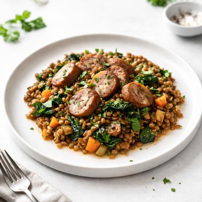 Image of Sausage Lentil Casserole