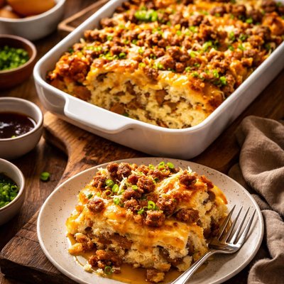 Image of Sausage Pancake Strata