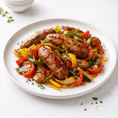 Image of Sausage Peppers and Onions