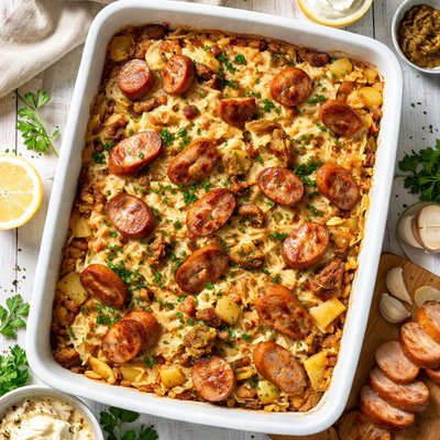Image of Sausage Sauerkraut Bake
