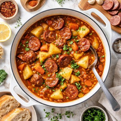 Image of Sausage Stew with Potatoes
