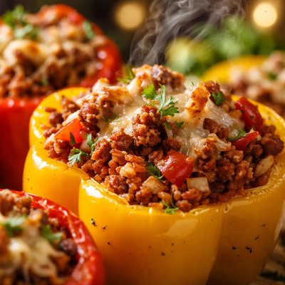 Image of Sausage Stuffed Bell Peppers