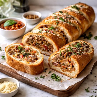 Image of Sausage Stuffed French Loaf