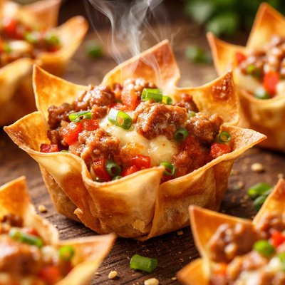 Image of Sausage Wonton Stars