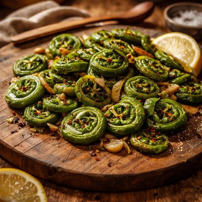 Image of Saute Those Fiddlehead Ferns