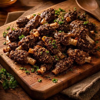 Image of Sauted Morel Mushrooms