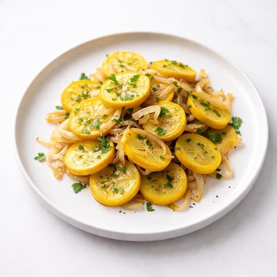 Image of Sauted Yellow Squash with Onions