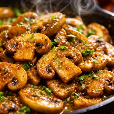 Image of Sauteed Curried Mushrooms