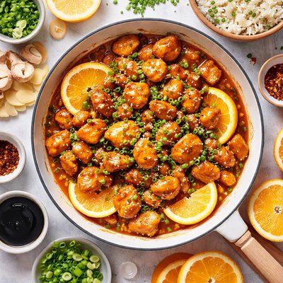 Image of Sauteed Orange Chicken with Ginger